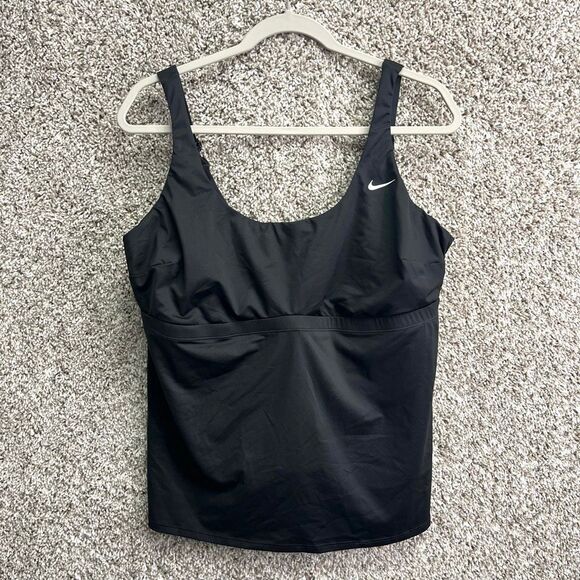 Nike Black Tankini Swimsuit Top in Size 1X - Picture 1 of 4